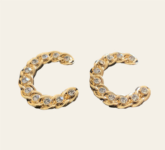 CC Gold Earring